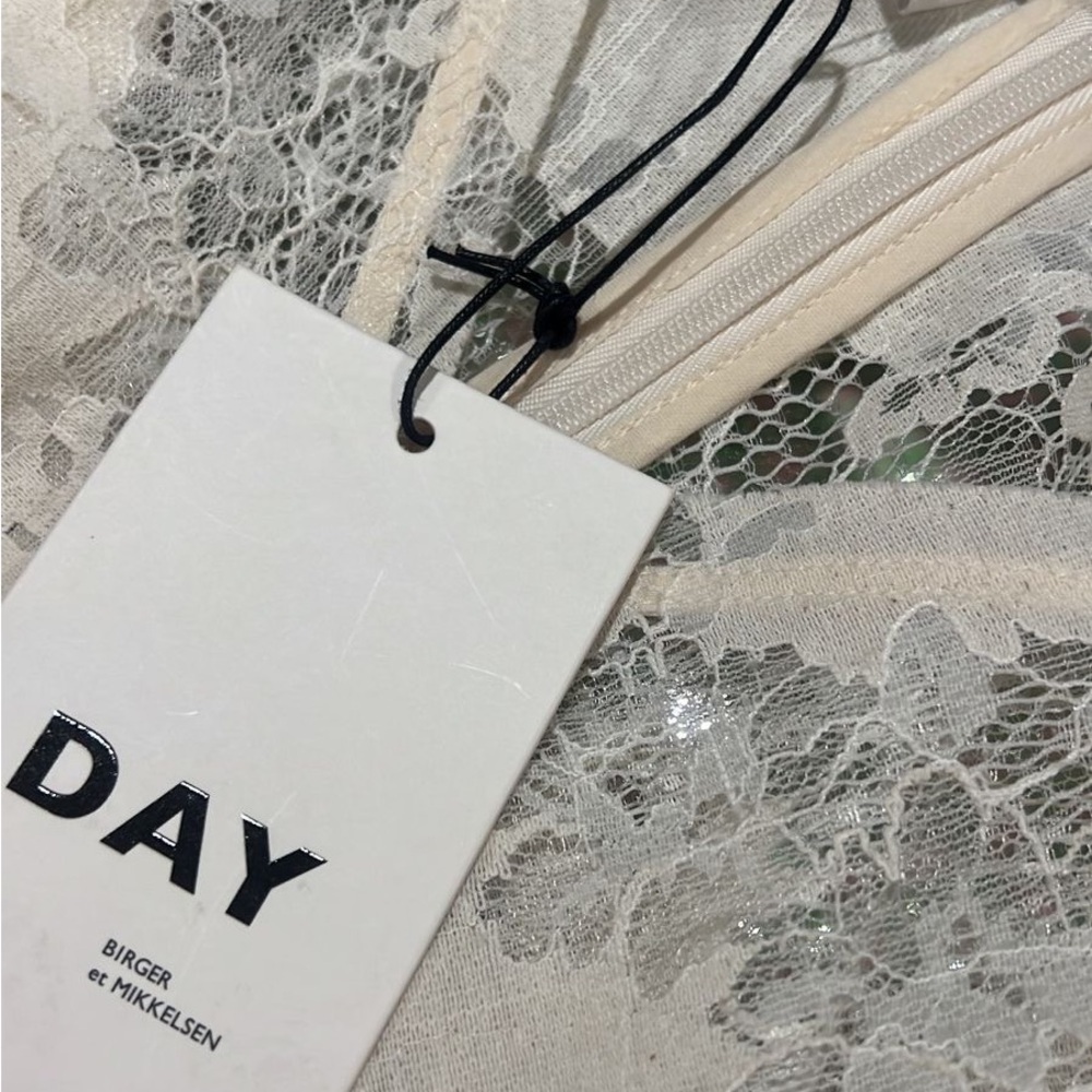 Day Birger et mikkelsen Elegant White Lace Dress | size Eu36 - Picture 2 of 7